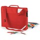 image 2 of Quadra Junior Book Bag With Strap - Bright Red - One Size
