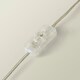 image 3 of ValueLights Modern Clear Genuine K9 Crystal Base Table Lamp With Beige Shade