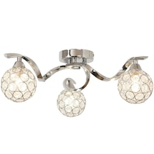 Zana 3 Light Semi Flush Ceiling Light
