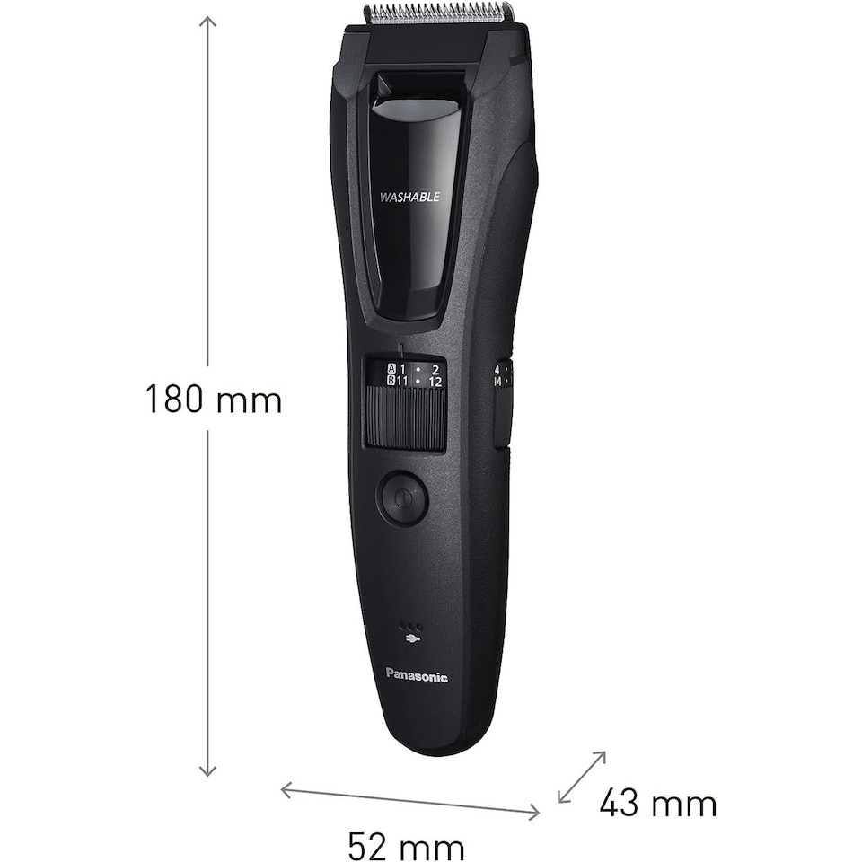 image 1 of Panasonic ER-GB62 Wet & Dry Electric Hair, Beard & Body Trimmer for Men