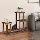 image 6 of COSTWAY Solid Wood Plant Stand Multi Layer Plant Pot Holder Brown