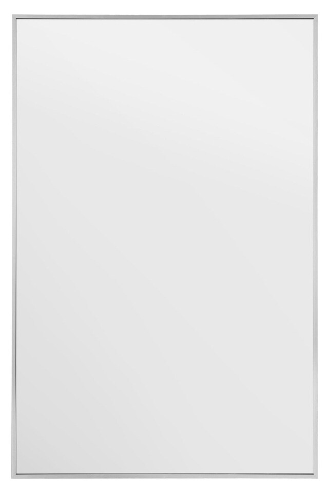 image 1 of The Artus - Silver Aluminium Edged Wall Mirror 47" X 31" (120CM X 80CM) | Silver