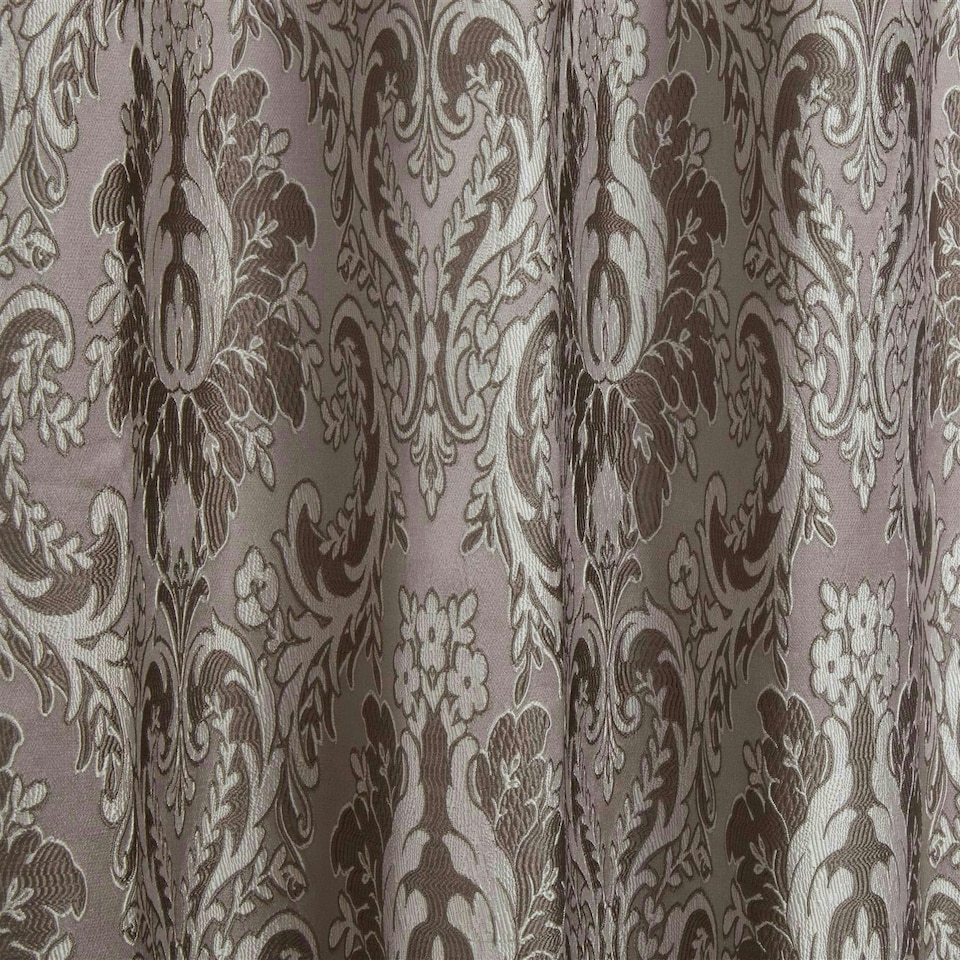 image 1 of Tegola Pencil Pleat Curtains - Grey - 229cm x 229cm