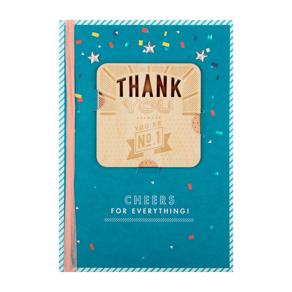 image 1 of Hallmark Father's Day Card - With 'You're No. 1' Keepsake Coaster