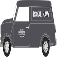 Oxford Diecast Mini Van Royal Navy