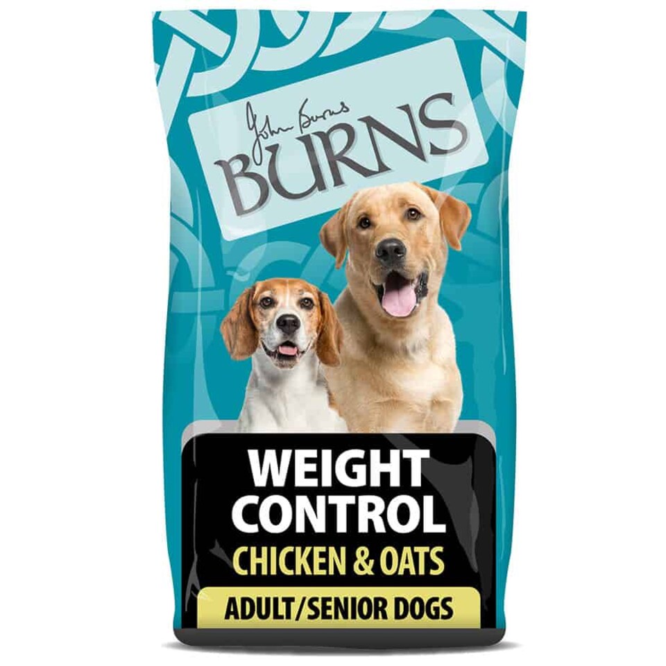 image 1 of Burns Weight Control Chicken & Oats Low-Fat High-Fibre Adult & Senior Dry Dog Food - 12 kg | Multi | 12kg | 1