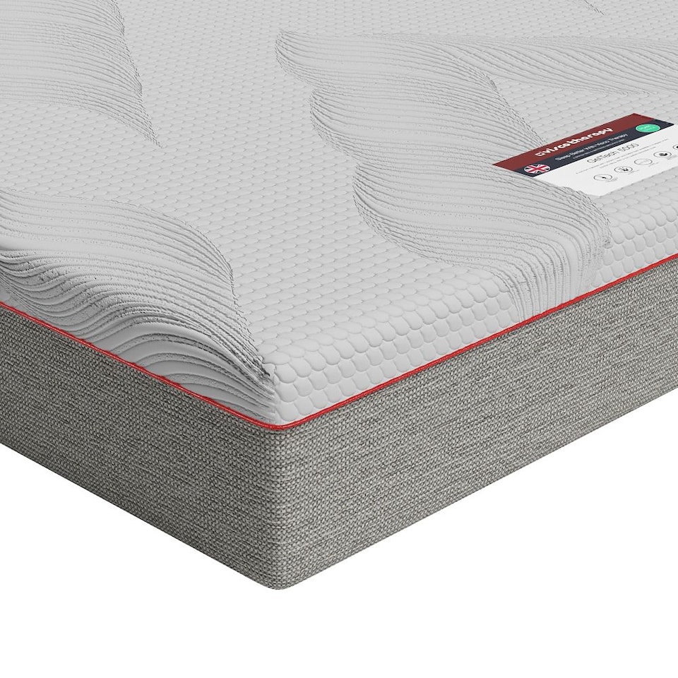 image 1 of Visco Therapy Fusion Graphite Hybrid Pocket Memory 3000 Mattress for Advanced Cooling Support | White | White | Super King | 1