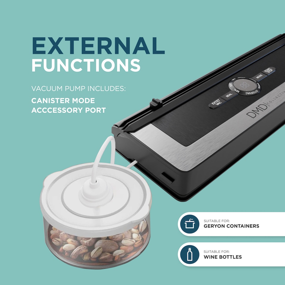 image 1 of DMD 6 in 1 Vacuum Sealer Machine, 30cm Longer Seal Food Sealer with Vacuum Sealer Bags