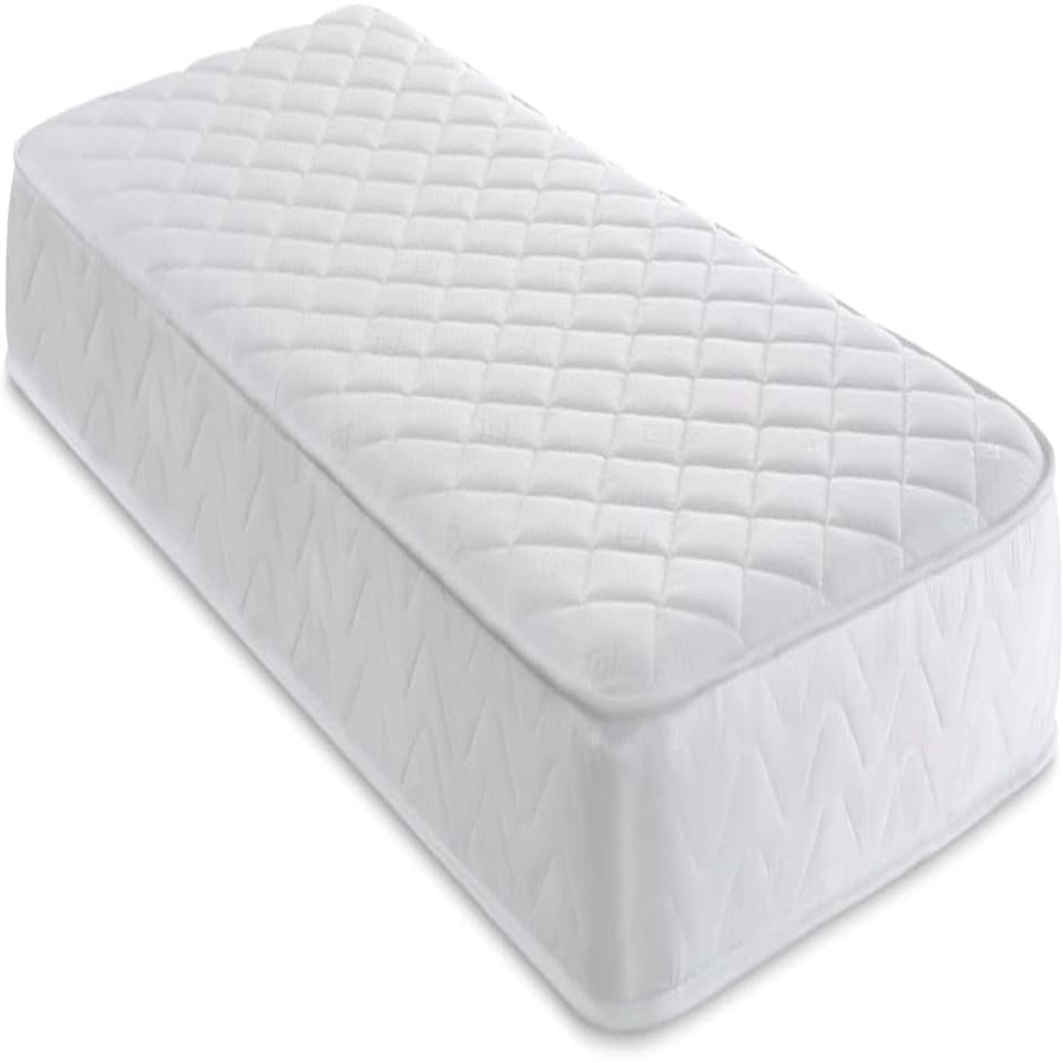 image 1 of Foam-Free Pocket Spring Mattress - 18cm Deep, Medium Feel Cooltouch+ Breathable White | Small Single
