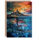 image 1 of Lindisfarne Castle Holy Island Sunset Him Her Birthday Card