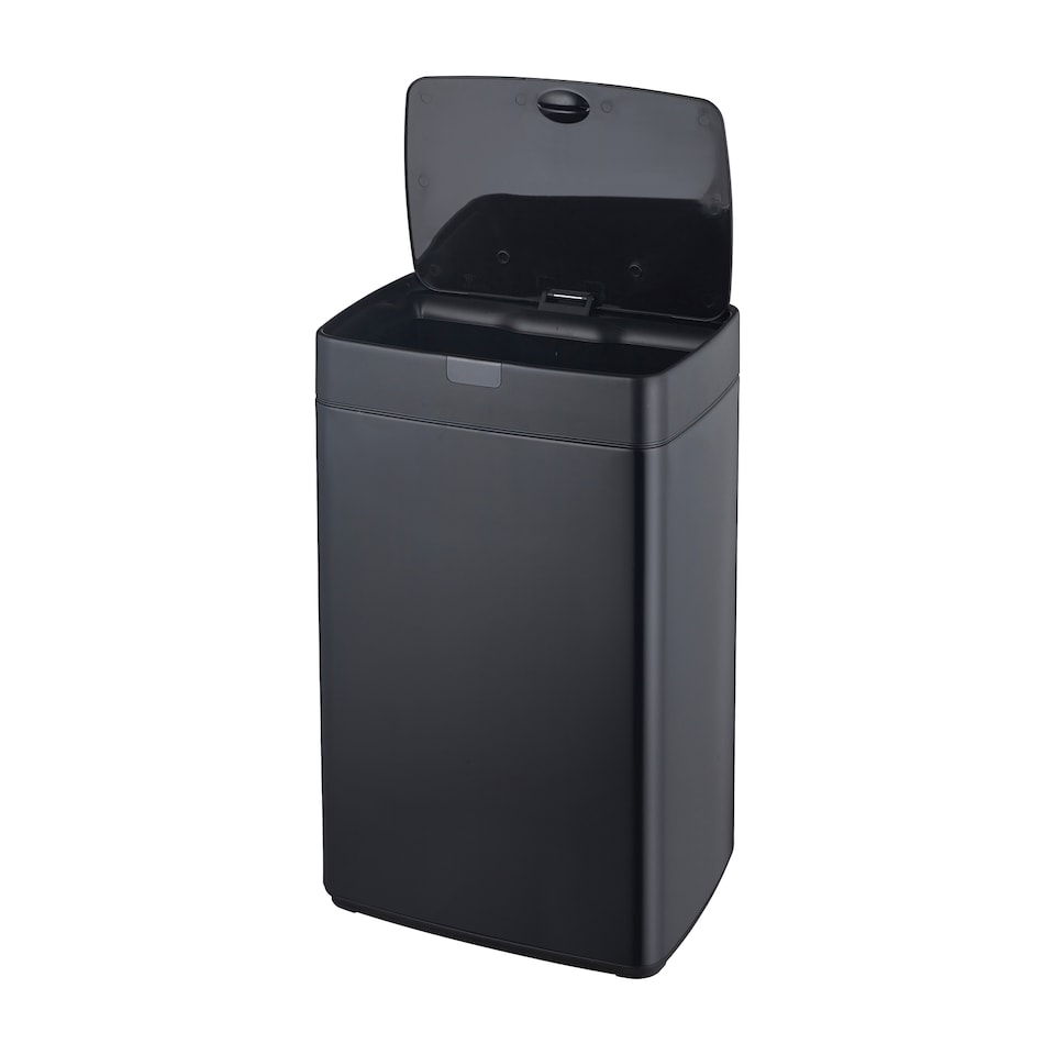 image 1 of Dihl Black 35L Kitchen Bin with Motion Sensor Lid, Automatic Battery Operated Trash Can, Hygienic Waste Disposal, 35 Litre Capacity, Black with Onyx Black Lid
