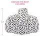 image 2 of Childs Dalmatian Print Cape Black | One Size