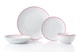 image 2 of 16 Piece St Ives Pink  Dinner Set