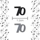 image 6 of 14g 70th Black Happy Birthday Confetti