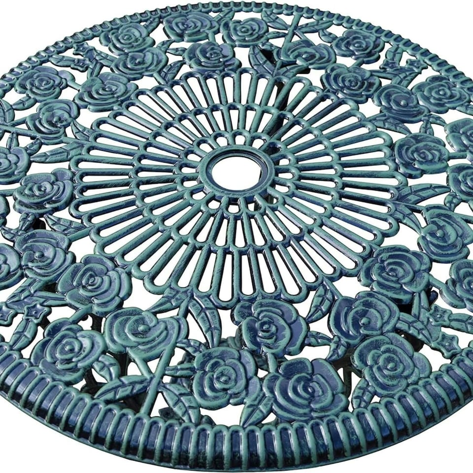 image 1 of Bistro Set Outdoor Patio Garden Furniture Table and 2 Chairs Metal