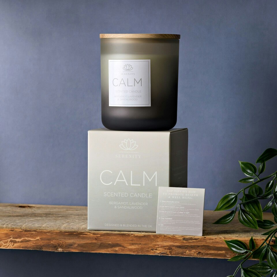 image 1 of Serenity Calm Candle 270g Bergamot, Lavender & Sandlewood