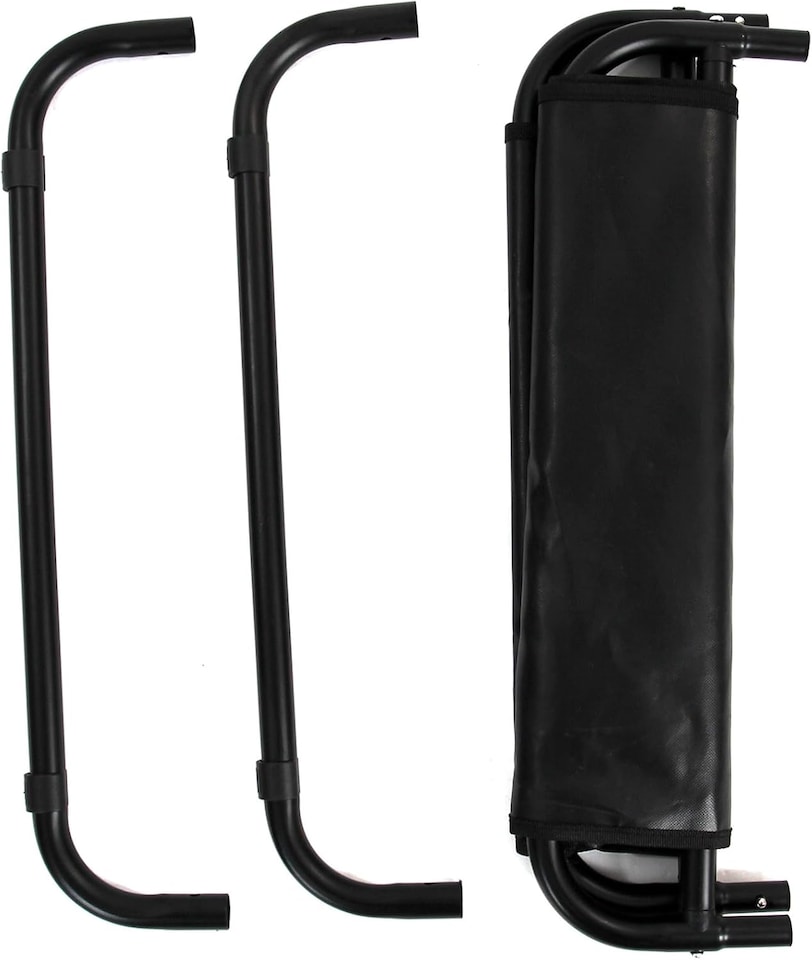 image 1 of Actiaspet Elevated Dog Bed Steel Frame Raised Pet Cot Black or Grey (Black, Small)