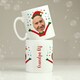 image 3 of Personalised Photo Upload Christmas Elf Mug White