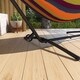 image 6 of Outsunny Hammock Stand w/ Wheels, Adjustable Hammock Stand w/ Carry Bag, Black | Black