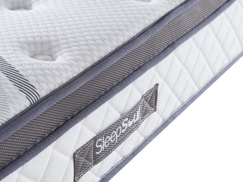 image 1 of SleepSoul Heaven 1000 Pocket Gel Mattress Superking | White | Super King | 1