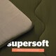 image 5 of Silentnight 10.5 Tog Seersucker Coverless Duvet and Pillowcase Set N/A | Olive/Natural | King