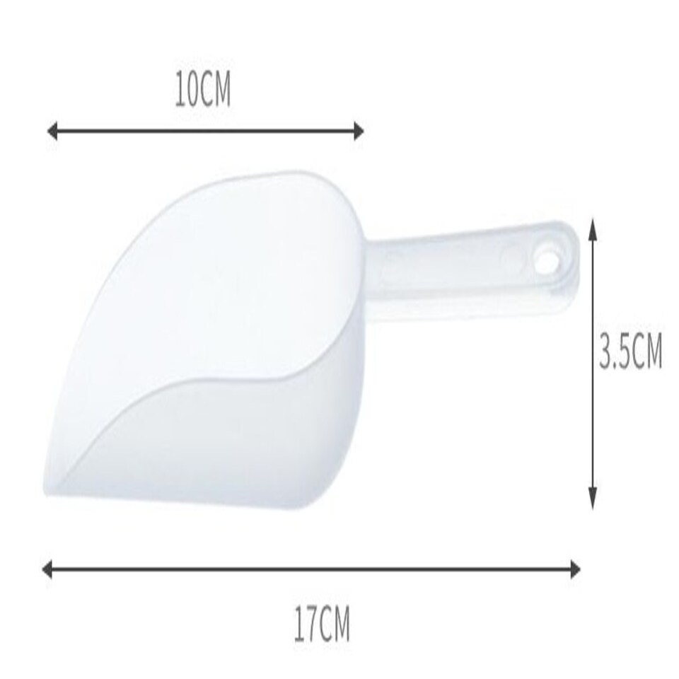 image 1 of Translucent Clear Candy Sweet Scoop 17cm