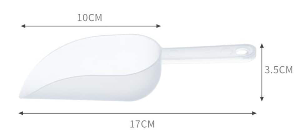 image 1 of Translucent Clear Candy Sweet Scoop 17cm