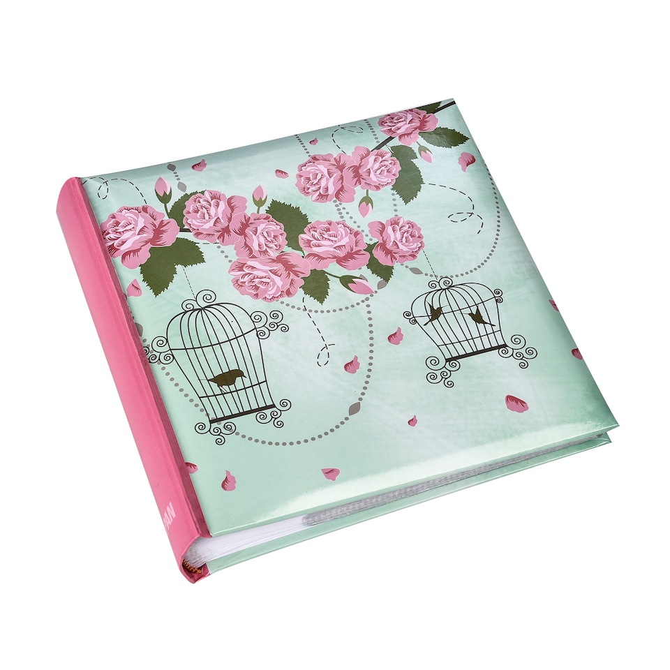 image 1 of ARPAN Large Slip In Memo Photo Album for 200 Photos 6x4" (10x15cm) – Picture Album with Memo Writing Space, Index Pages & CD/DVD Pocket – Memory Book for Family, Wedding & Travel Photos