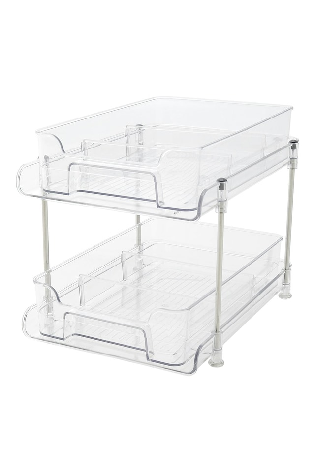 image 1 of Living and Home 2-Tier Multi-Functional Organizer | Multi
