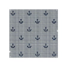 Anchors On Rope Pattern Splash Back | White