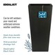 image 9 of Tall Tapered Black Light Concrete Garden Planter H65 L32 W32 cm, 67 ltrs Cap.