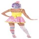 image 2 of Fancy Dress Adult Womens Clown Costume - M