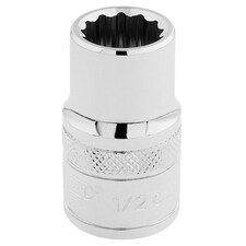 1/2"Af 12Pt Socket 1/2Dr Pckd - 33608