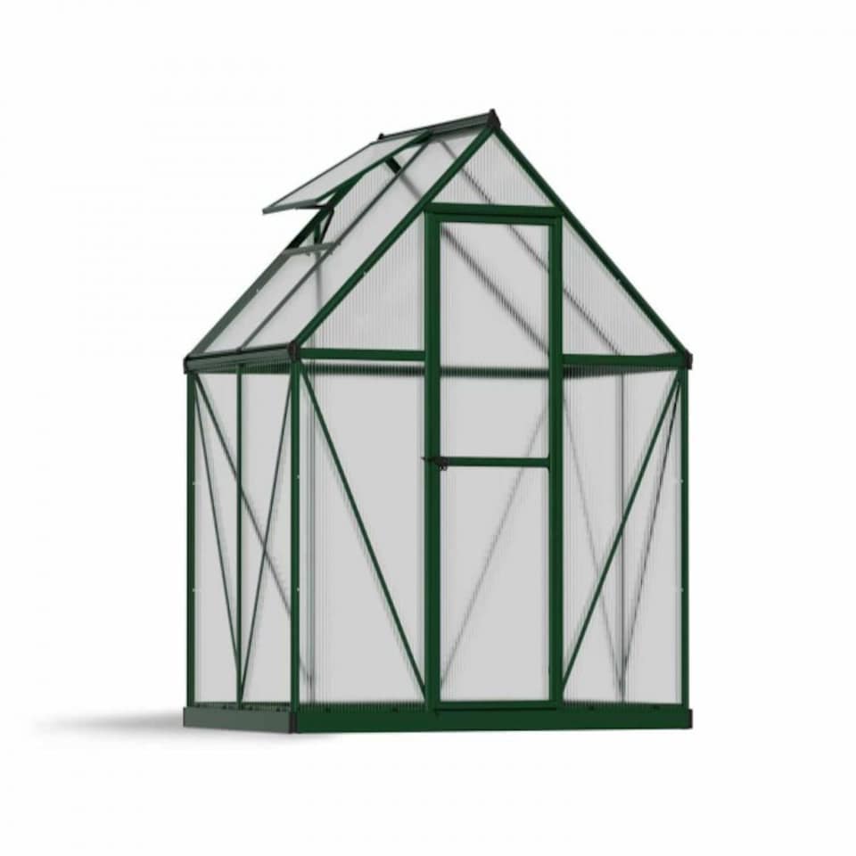 image 1 of Greenhouse Mythos 6 x 4 - Polycarbonate - L126 x W185 x H208 cm - Green