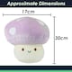 image 2 of Lilac Mushroom Mochi Soft Toy Cute Plushie Huggable Cuddly Plush 30cm Lilac