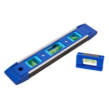 Bluespot Tools Magnetic Torpedo Level 22.5cm With Magnetic Mini Level - Multi Colour - One Size