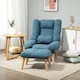 image 2 of HOMCOM Recliner with Ottoman 3-Position Adjustable Reclining Lounger Sofa Chair