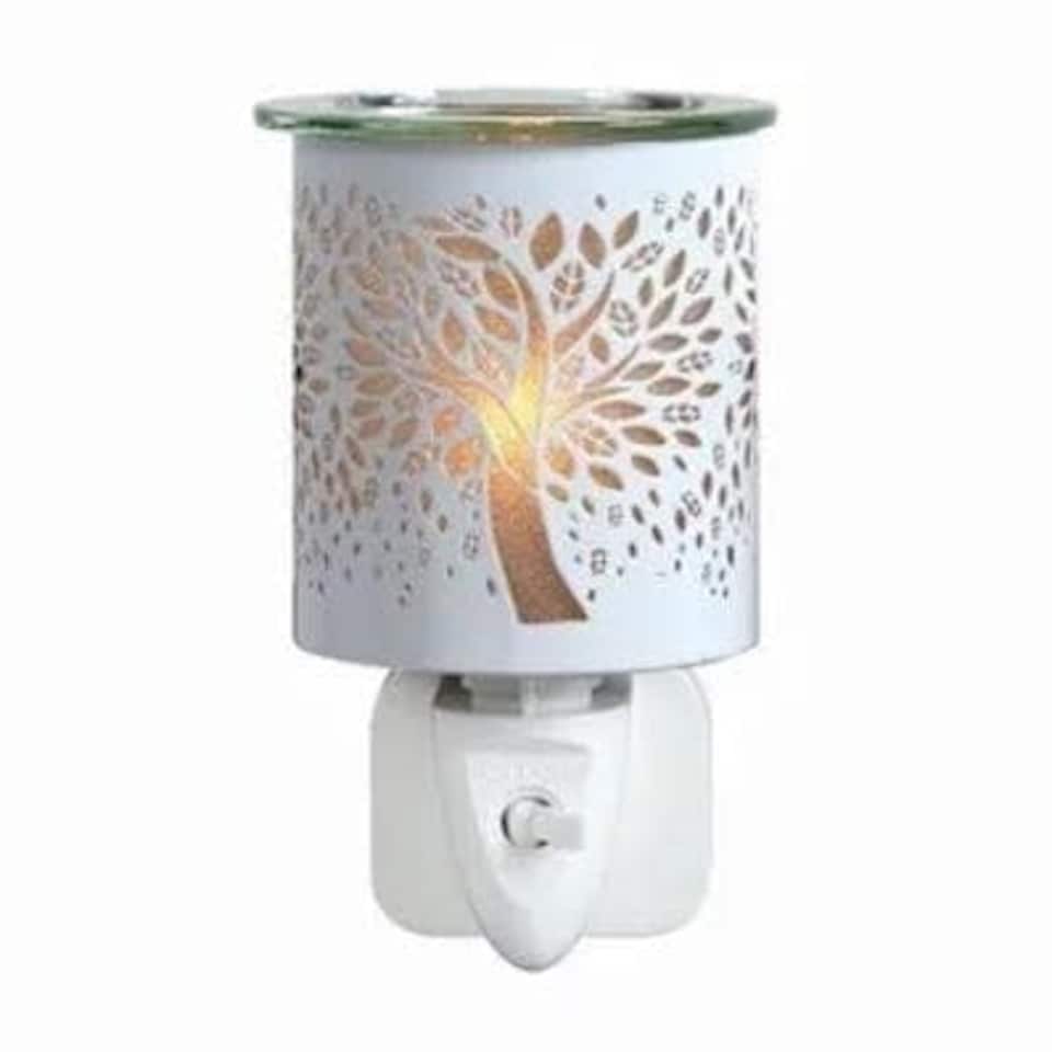 image 1 of Aroma Electric Plug In Wax Melter 13cm White - Tree of life | White | 1