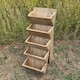 image 2 of 5 Tier Stepped Wooden Garden Flower & Herb Planter