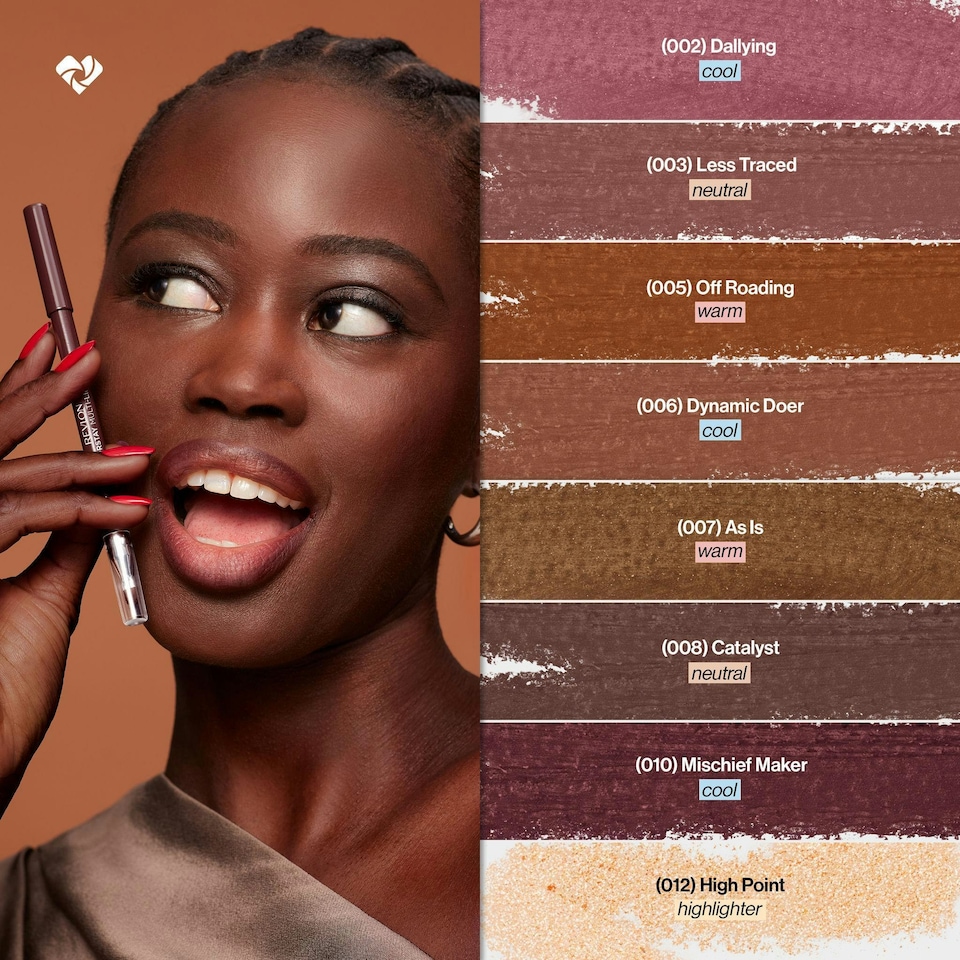 image 1 of Revlon ColorStay Multi-Liner, Creamy Formula, Multiuse For Lips, Eyes & Face, Precision Brush for Easy Blending, Transfer Proof, Sharpenable Pencil, As Is N/A