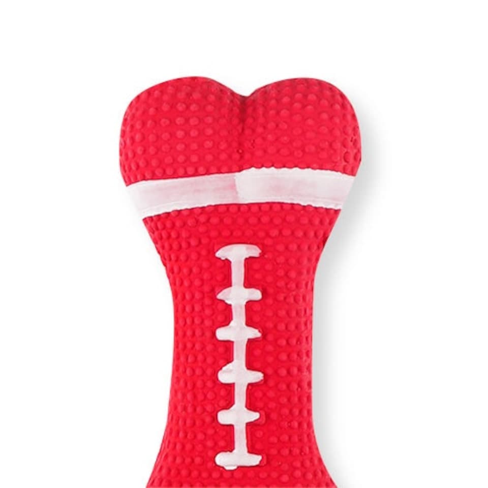 image 1 of Pet Touch Squeaky Sport Bone Doggy Play Toy