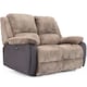 image 9 of Postana 2 Seater Electric High Back Jumbo Cord Fabric Recliner Sofa (Brown)