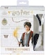 image 4 of Harry Potter Hogwarts Crest Adjustable Kid's Wired Headphones | White
