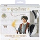 image 4 of Harry Potter Hogwarts Crest Adjustable Kid's Wired Headphones | White