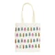 image 1 of Something Different Beetle Polycotton Tote Bag - White/Multicoloured - One Size White