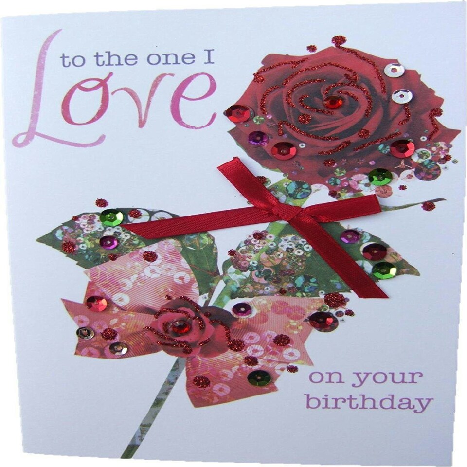 image 1 of To the one I Love' Birthday card by Second nature