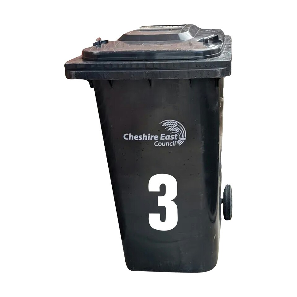 image 1 of Securit 3 Bin Number (Pack of 2) - White - One Size
