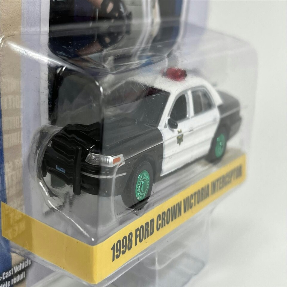 image 1 of Reno 911 1998 Ford Crown Victoria Interceptor Chase Model 1:64 Greenlight 44980B