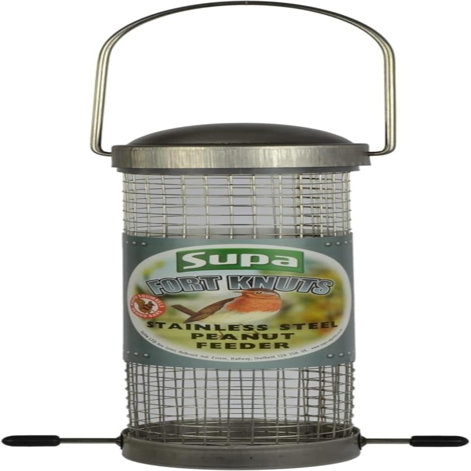 image 1 of Supa 8 " Wild Bird Stainless Steel Fort Knuts Peanut Feeder