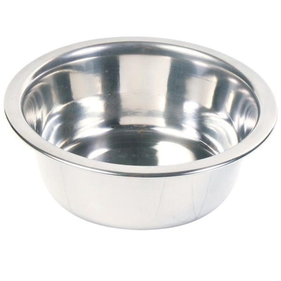 Trixie Stainless Steel Feeding Bowl - 0.45 l/ ø 13 cm